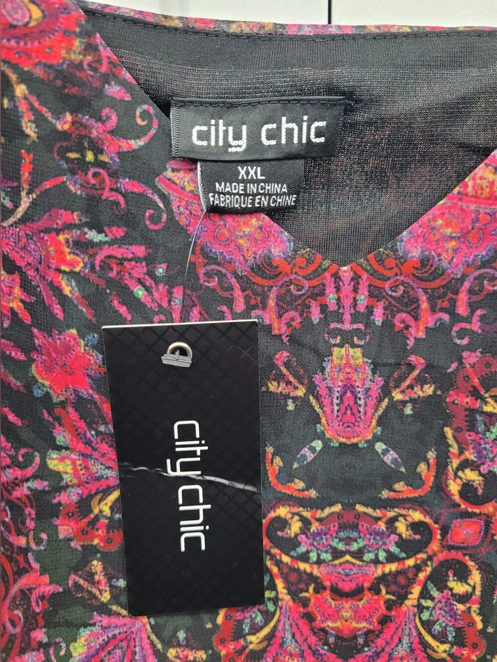 CITY CHIC Dream Weaver Maxi Dress | Boho Paisley Print Sleeveless Maxi - Picture 4 of 10